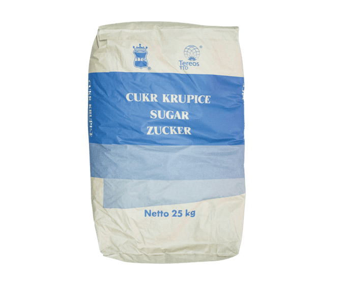 Cukr bílý krupice 25kg