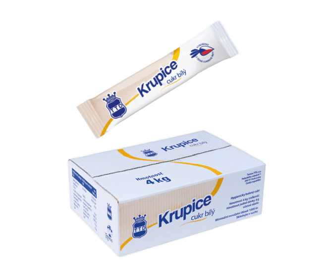 Cukr krupice hygienicky balený 4g/ 4kg