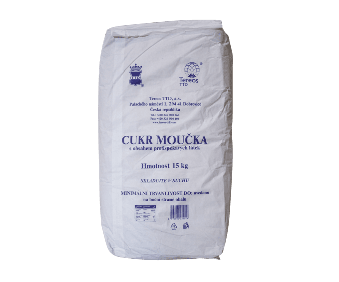 Sugar powdered with anti-caking agents 15kg